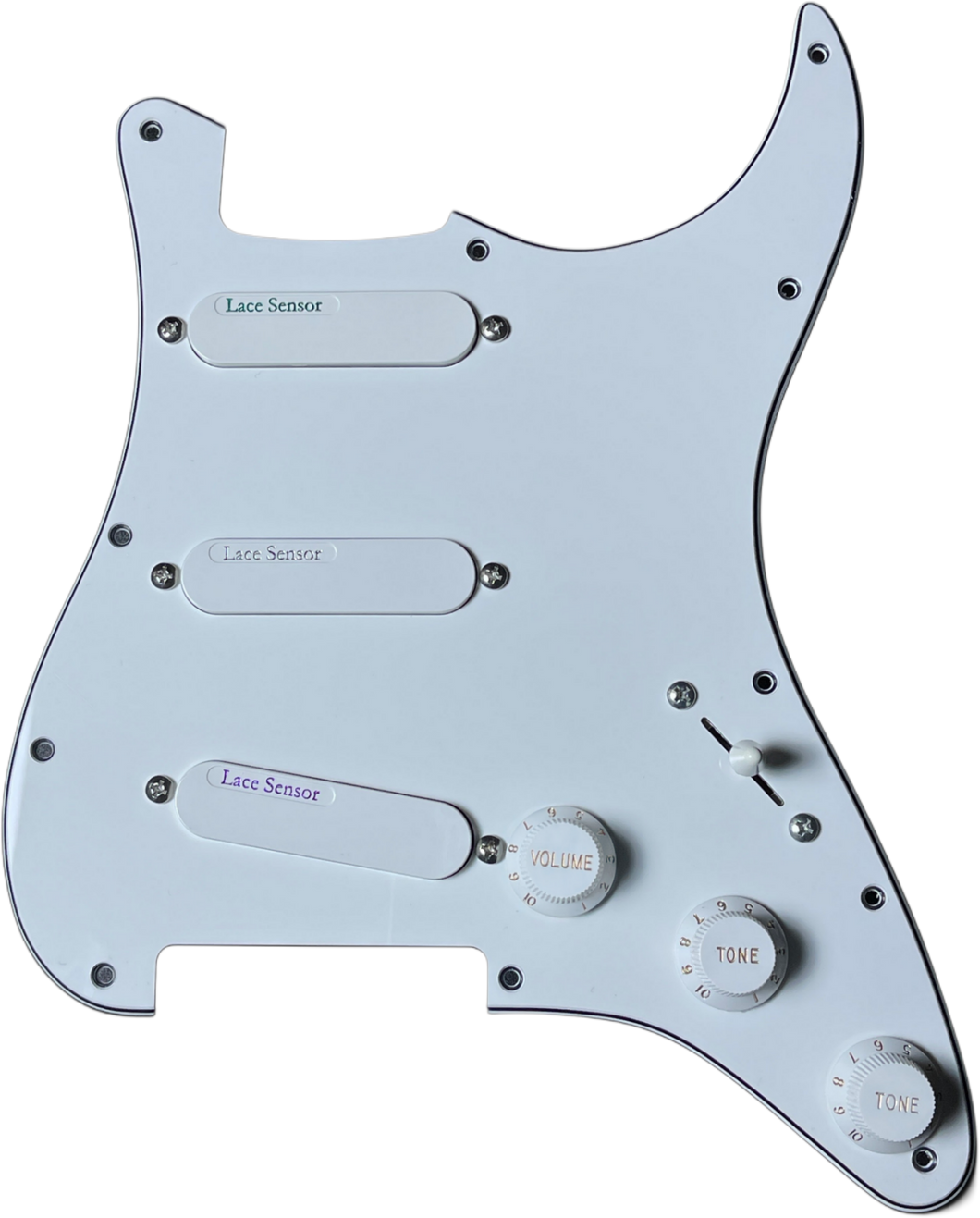 Lace Sensor Triple Rainbow Loaded Pickguard