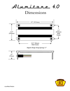 Aluma Bass Bar 4.0 - for 5 String Basses